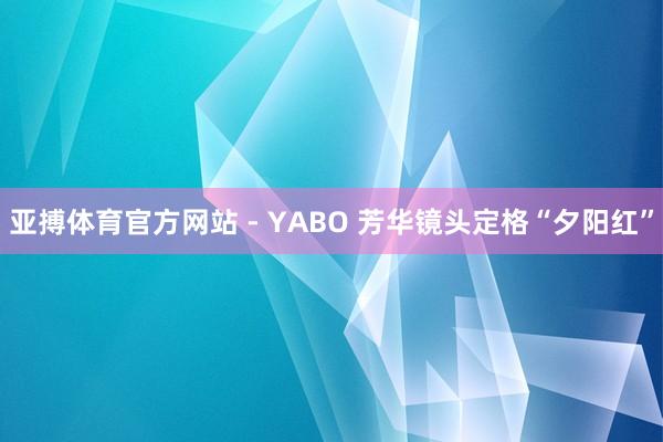 亚搏体育官方网站 - YABO 芳华镜头定格“夕阳红”