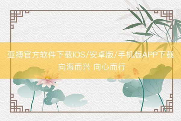 亚搏官方软件下载IOS/安卓版/手机版APP下载 向海而兴 向心而行