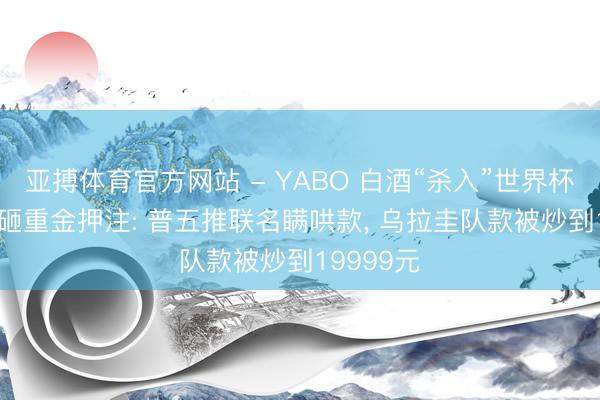 亚搏体育官方网站 - YABO 白酒“杀入”世界杯， 五粮液砸重金押注: 普五推联名瞒哄款， 乌拉圭队款被炒到19999元